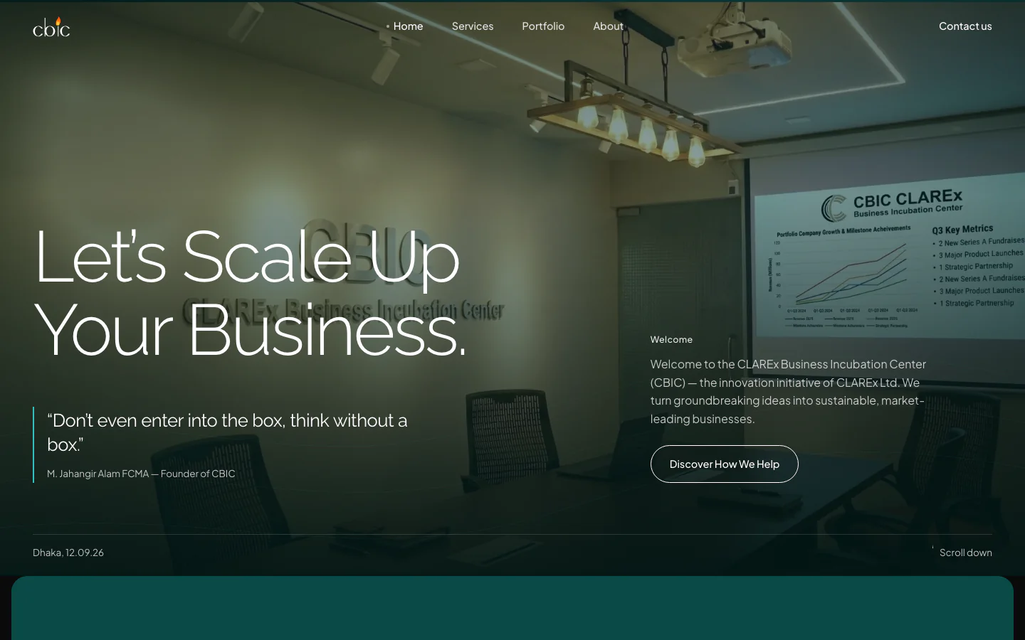 CBIC — CLAREx Business Incubation Center