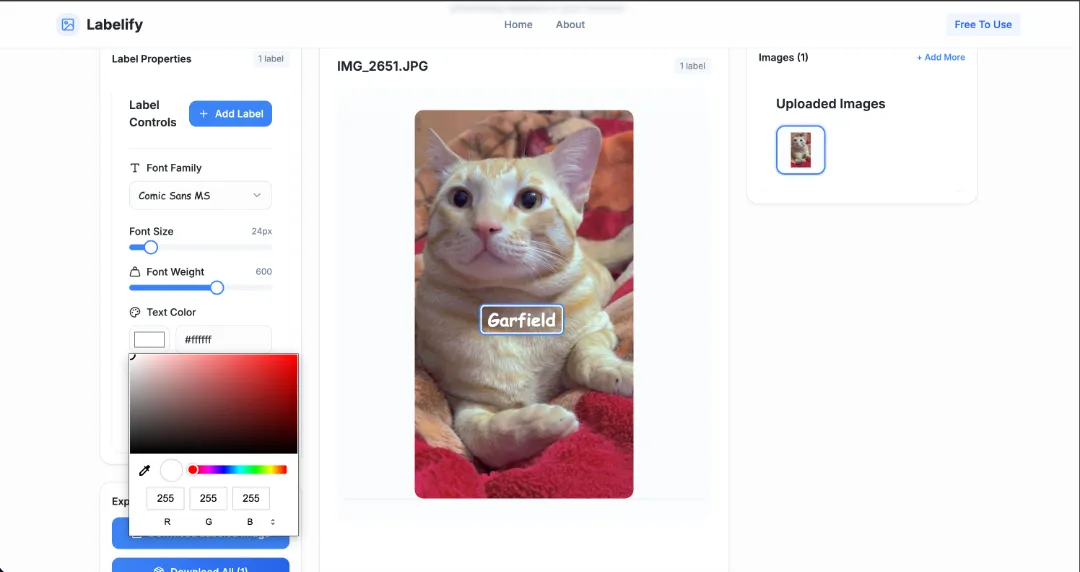 Labelify screenshot 3