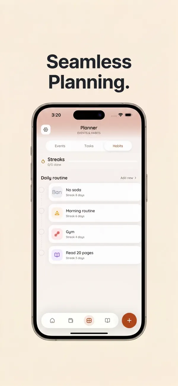 Lyffe — Life Planner iOS Application screenshot 2