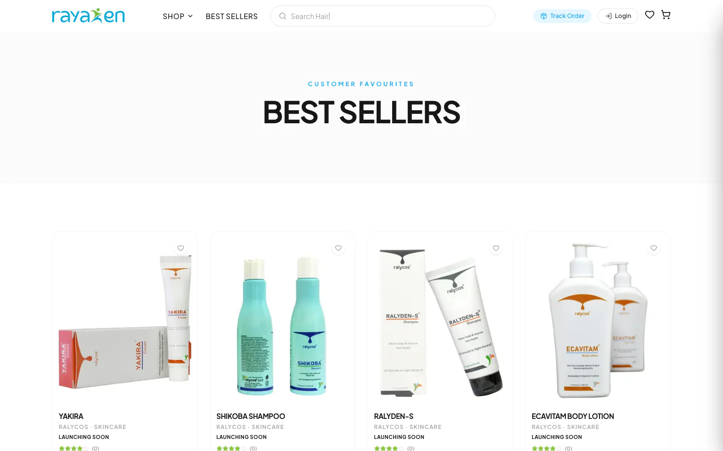 Rayazen — Skincare E-Commerce Platform screenshot 3